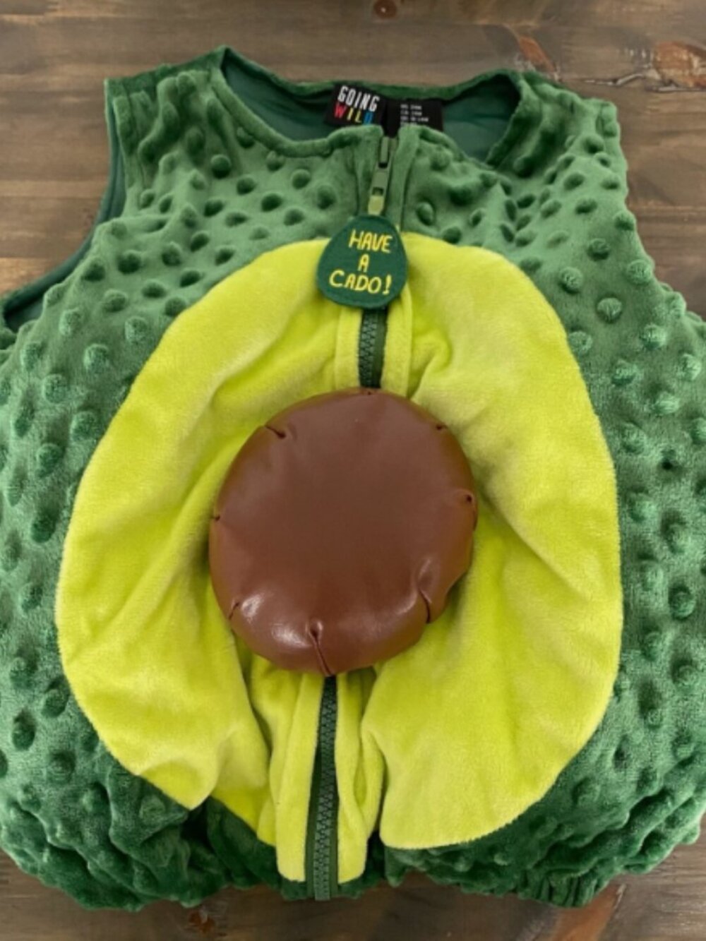 Going Wild Avocado Toddler's Halloween Costume Size